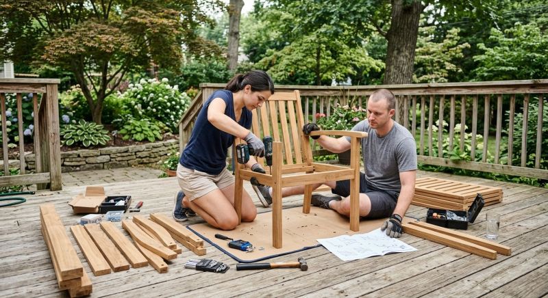 Deck Chair Assembly in Alpharetta, GA