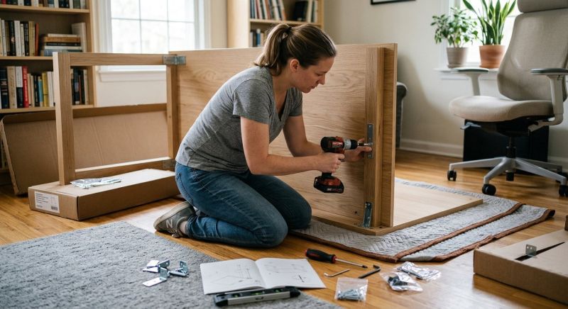 Standing Desk Assembly in Olathe, KS