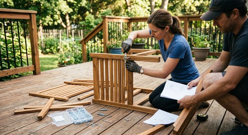 Deck Chair Assembly in Alpharetta, GA
