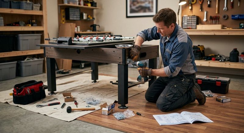Game Table Assembly in Littleton, CO
