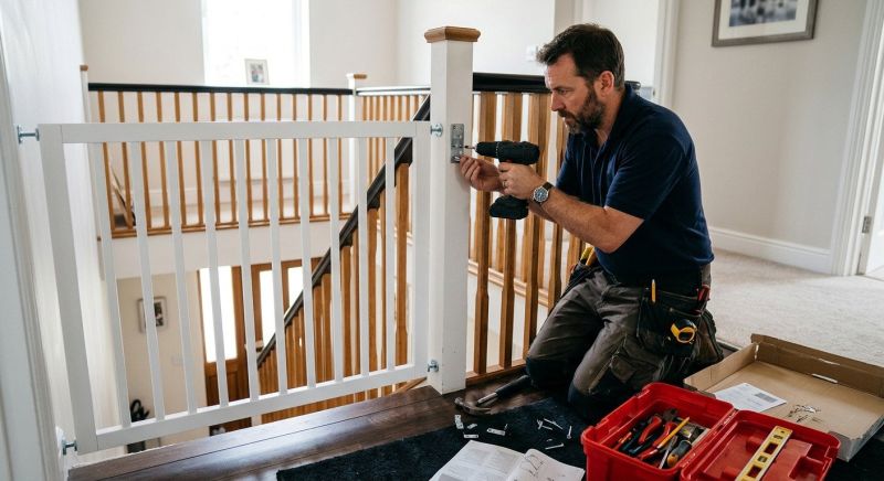 Stair Gate Assembly in Denver County, CO