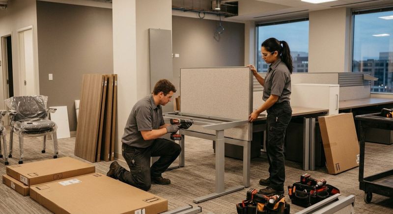 Standing Desk Assembly in Olathe, KS