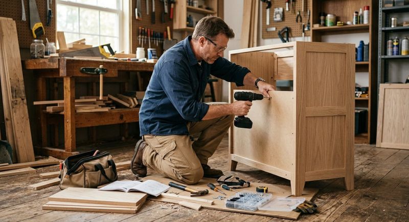 Tv Cabinet Assembly in Denver County, CO