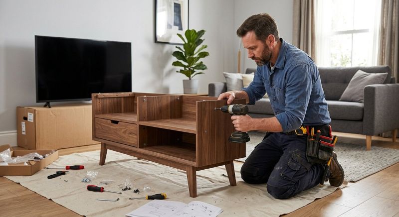 Tv Stand Assembly in Denver County, CO