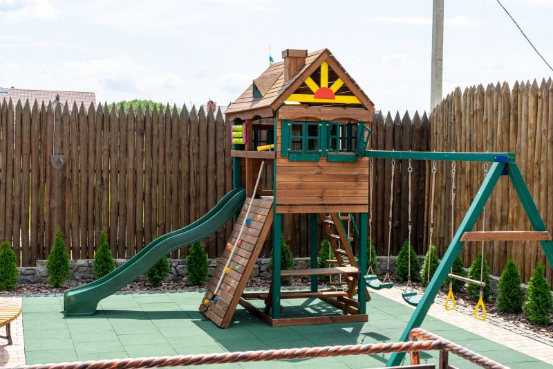 Wooden Swing Set Installation in Kansas City, KS